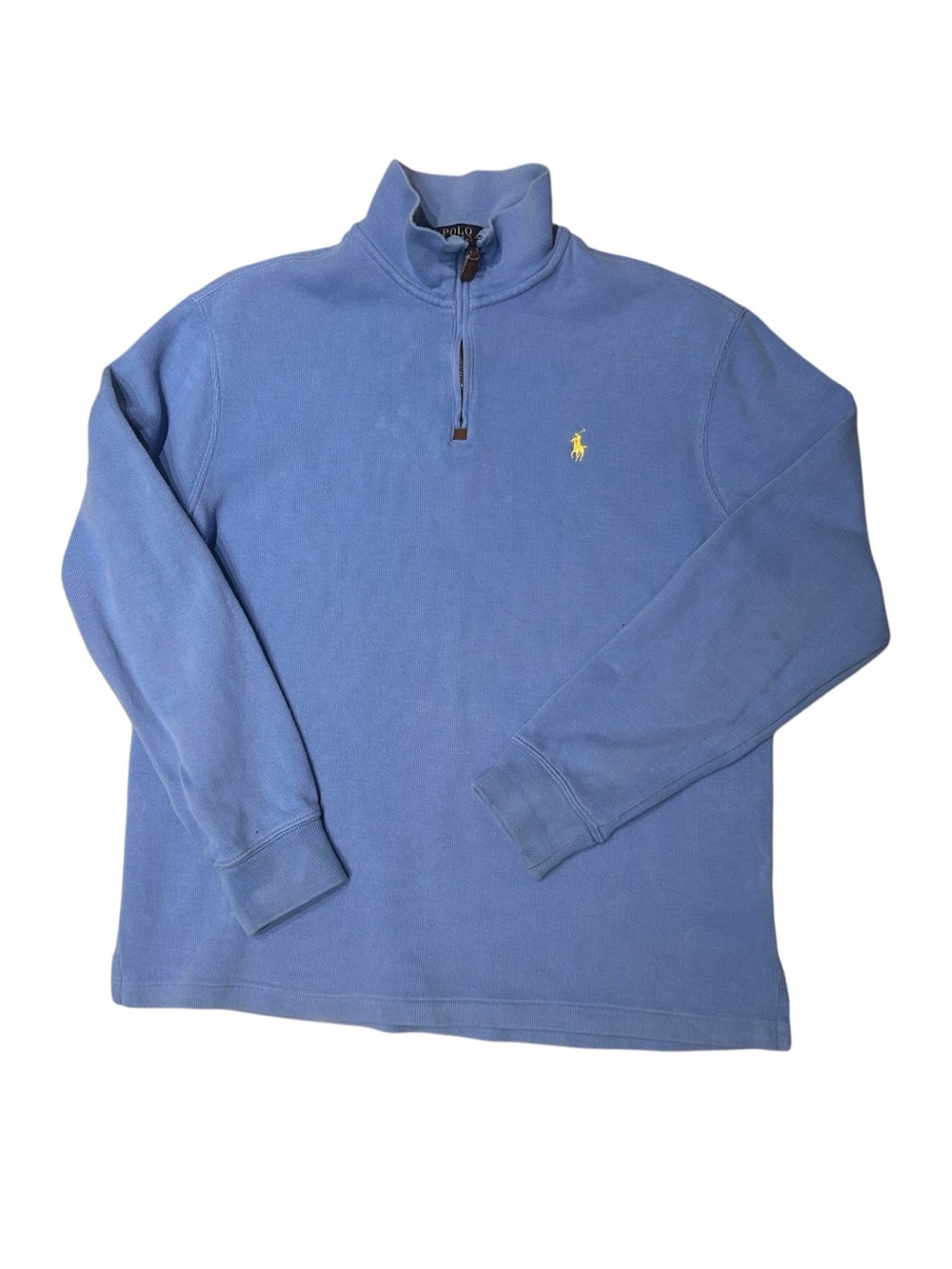 Polo Ralph Lauren Vintage Blue Quarter-Zip Sweatshirt Size M